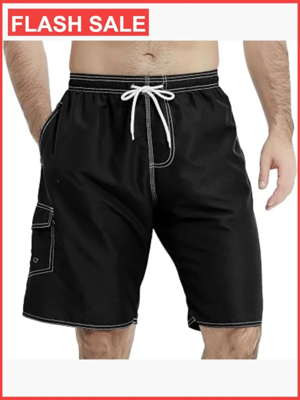 Mens Swim Trunks Quick Dry with Mesh Lining Swimwear 11